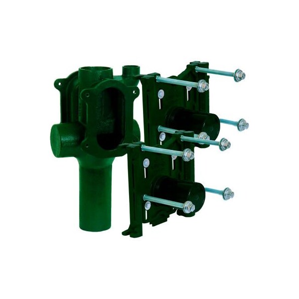 Josam Company Josam 12724-OR Back-to-Back, Vertical, 2" Vent, No-Hub, O-Ring Type Water Closet Carrier 12724-OR - main